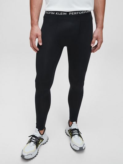Calvin Klein Ruhák HU849449 | Calvin Klein Compression Performance Gym Férfi Harisnyanadrág Fekete
